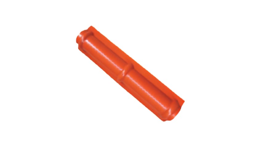 Diagonal ridge cap